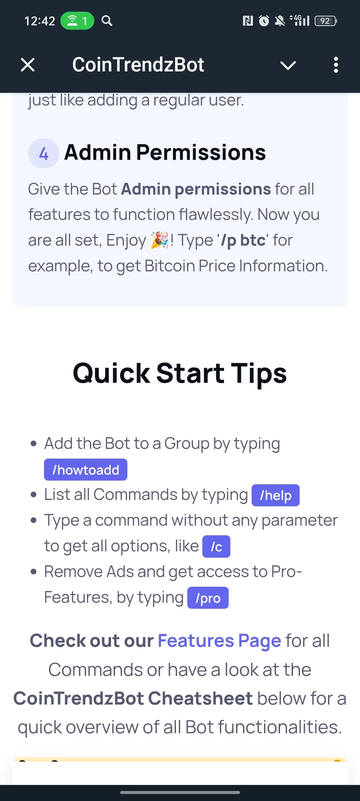 CoinTrendzBot — Screenshot 3