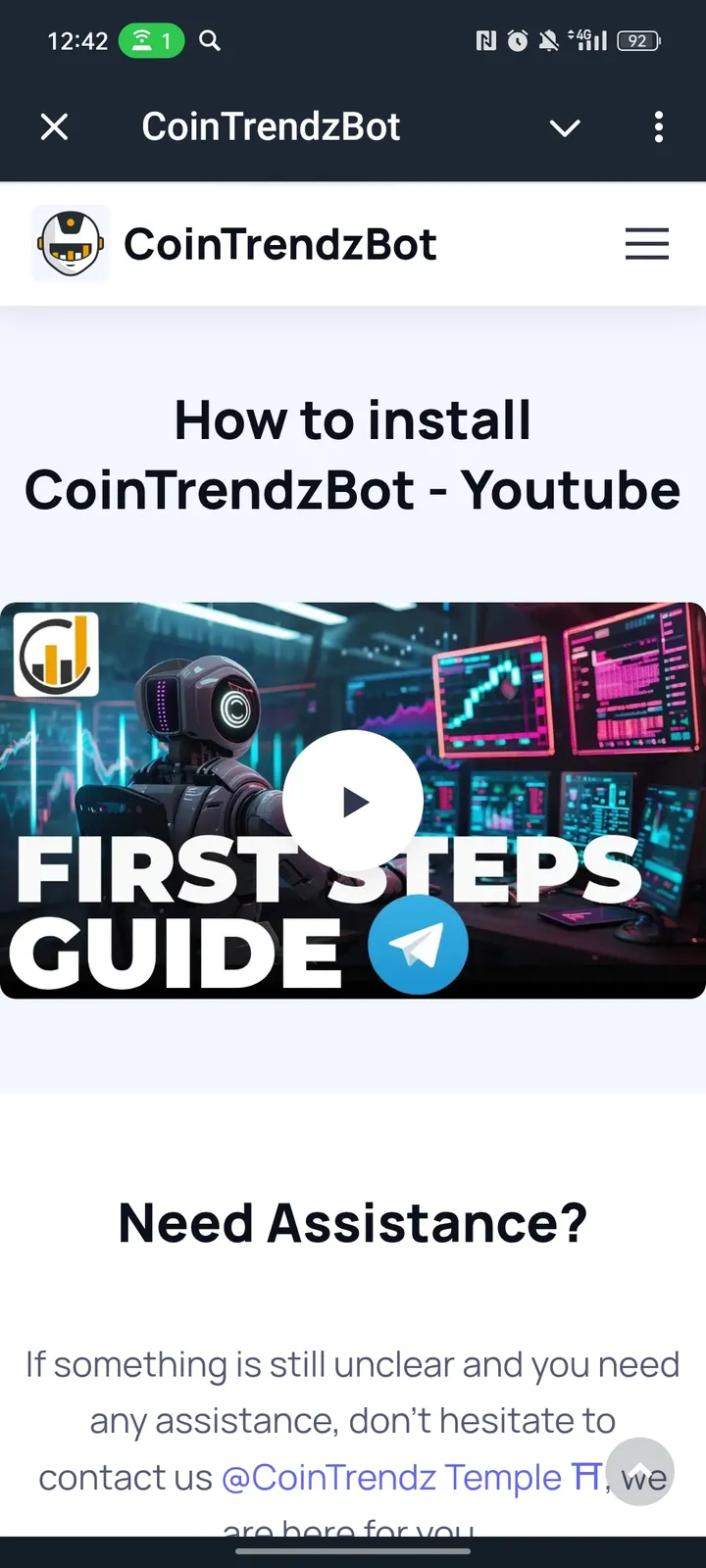 CoinTrendzBot — Screenshot 4