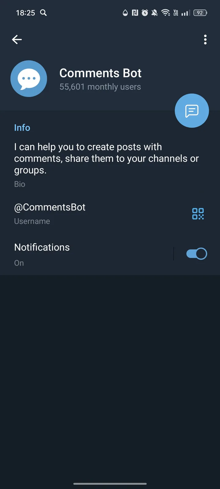 Comments Bot — Screenshot 3