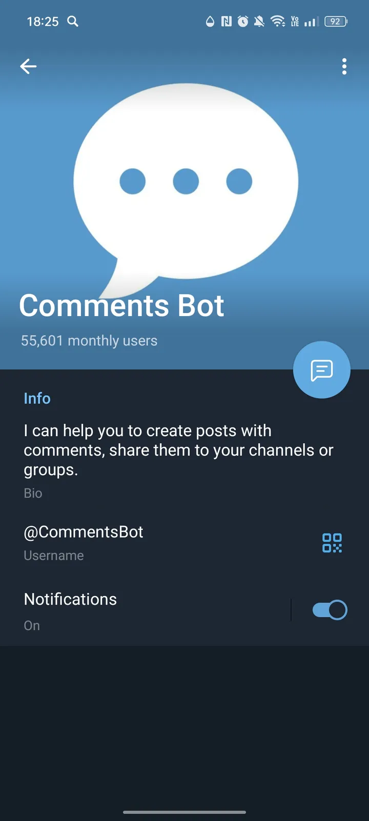 Comments Bot — Screenshot 4