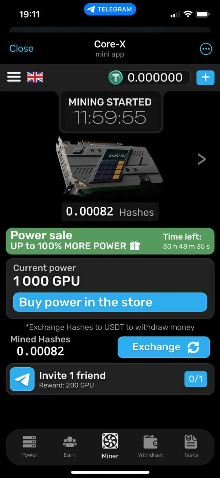 Core-X — Screenshot 1