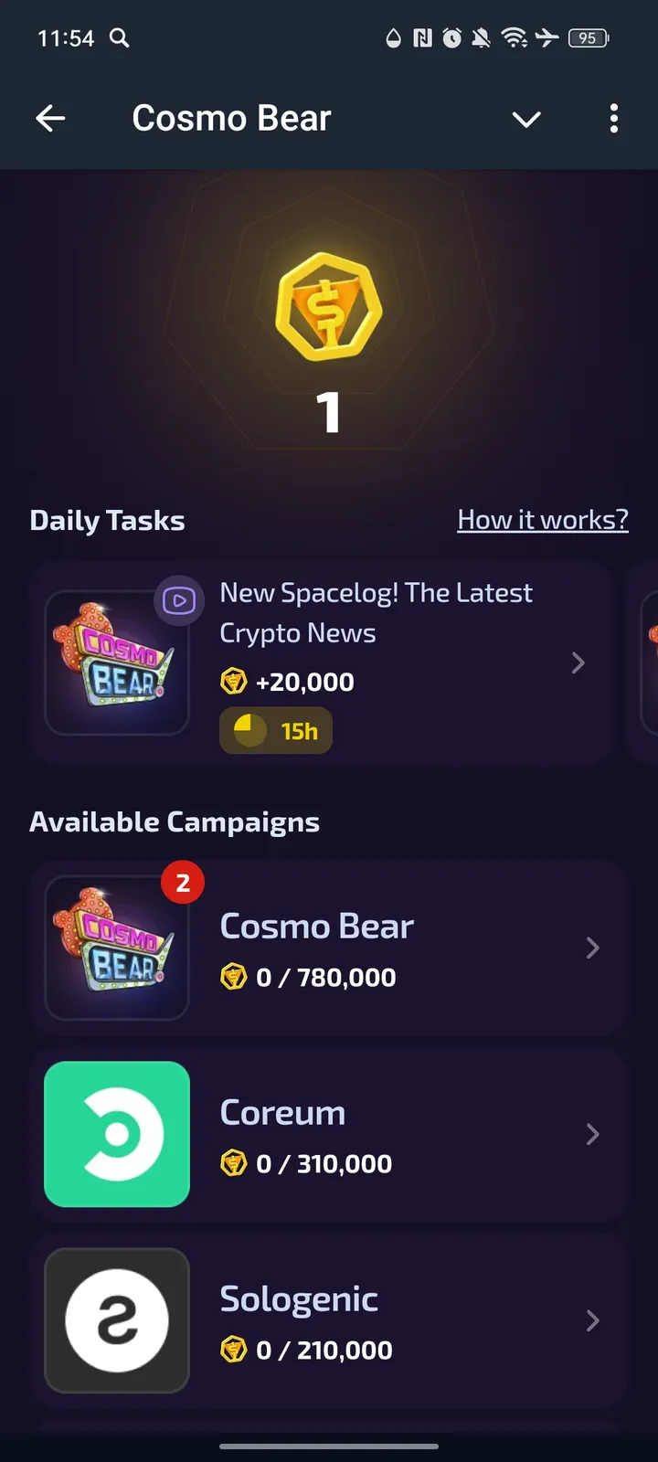 Cosmo Bear — Screenshot 2