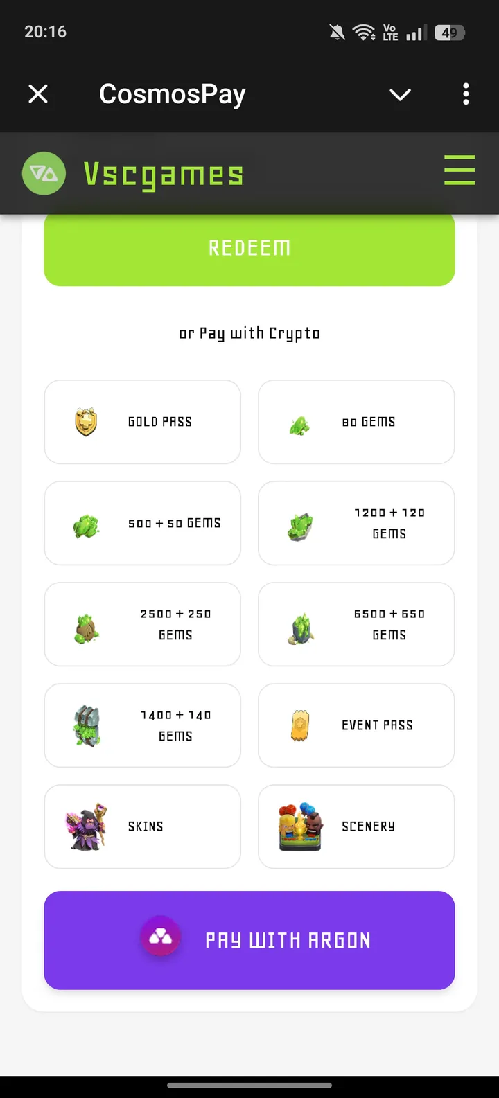 CosmosPay — Screenshot 4
