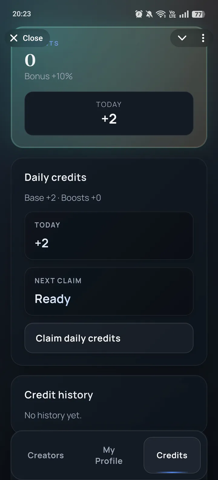 Creators — Screenshot 2