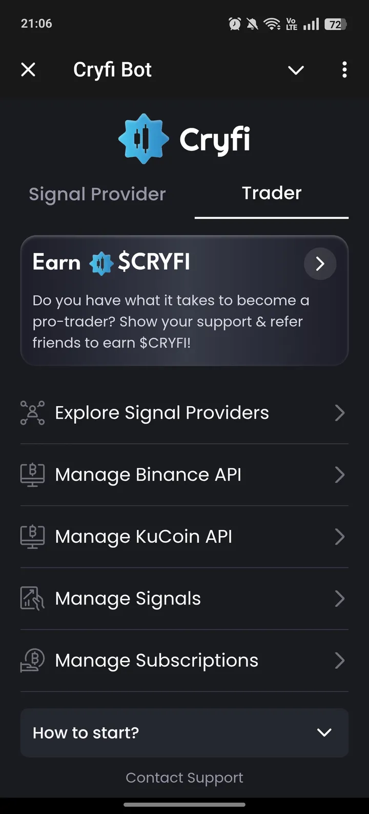 Cryfi Bot — Screenshot 3