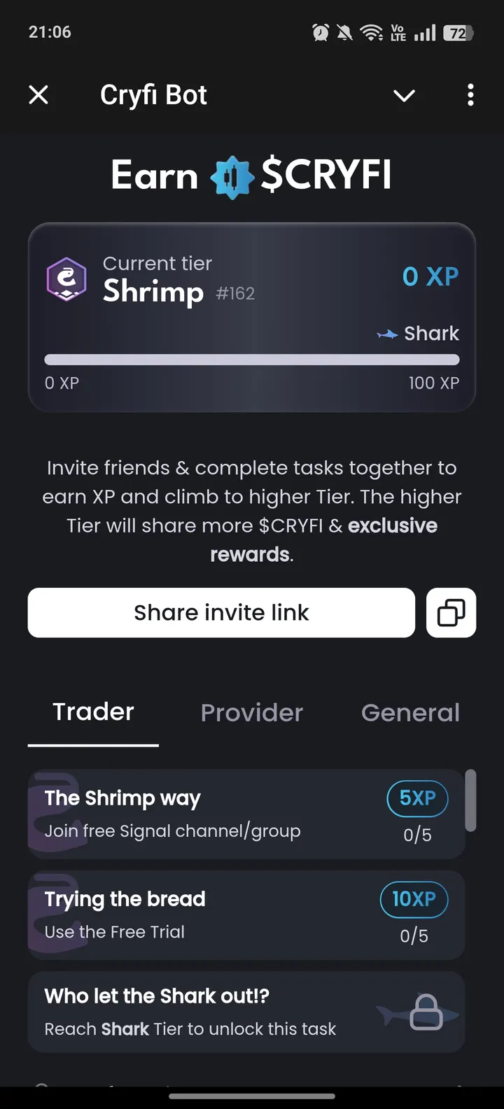 Cryfi Bot — Screenshot 4