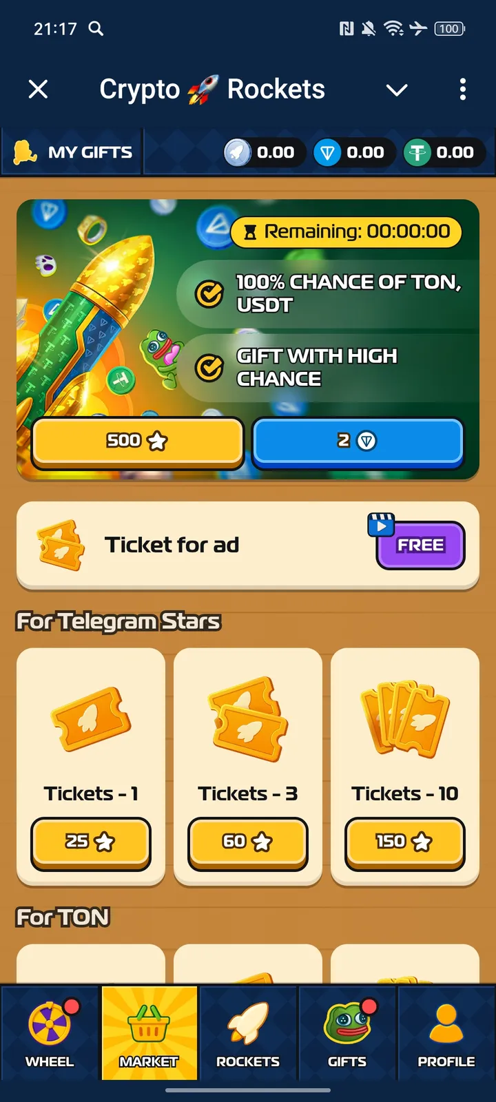 Crypto 🚀 Rockets — Screenshot 2