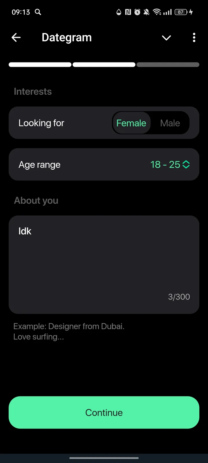 Dategram — Screenshot 3