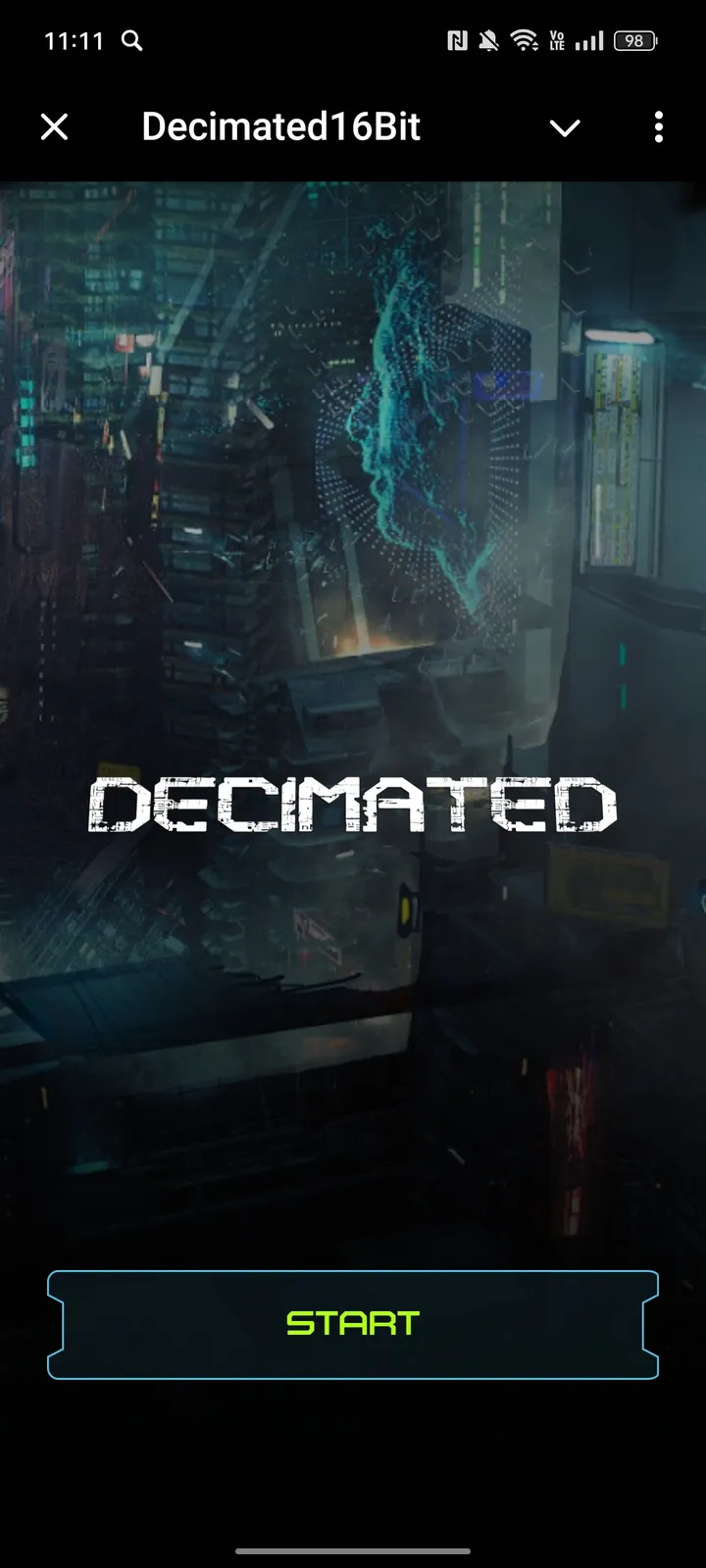 Decimated16Bit — Screenshot 1