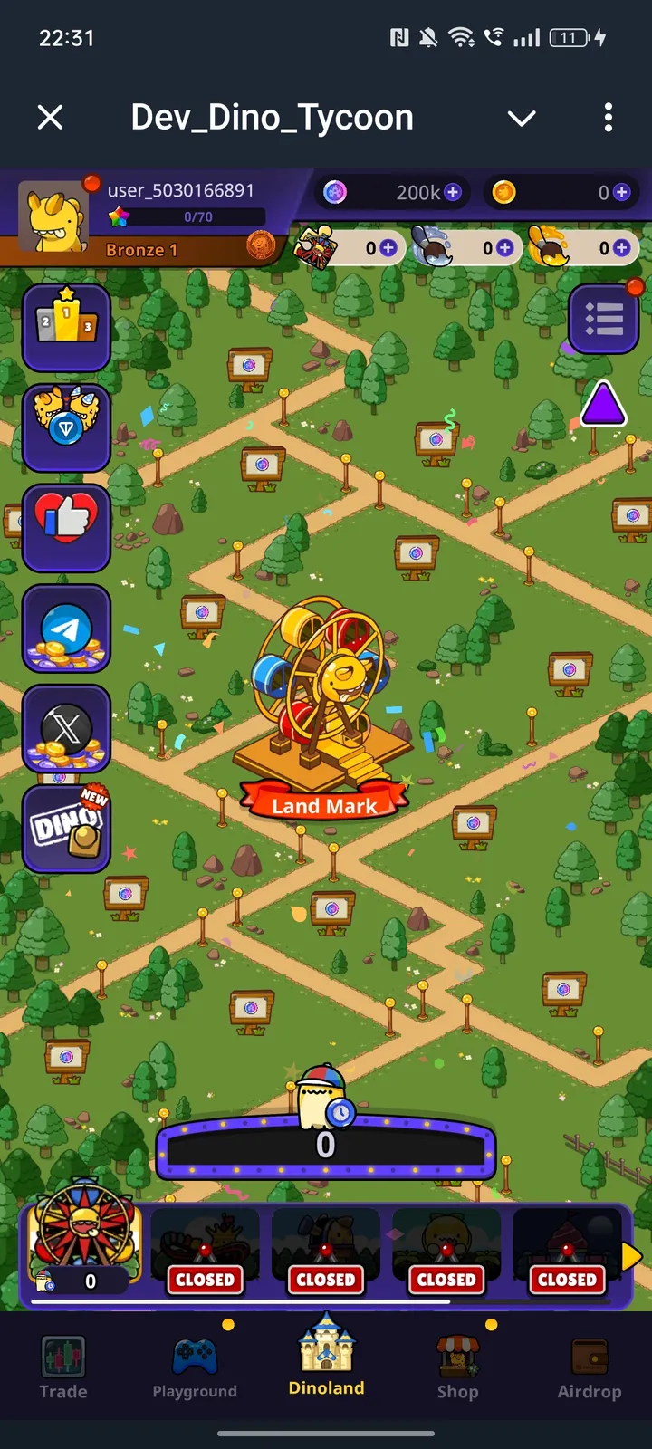 Dev_Dino_Tycoon — Screenshot 1