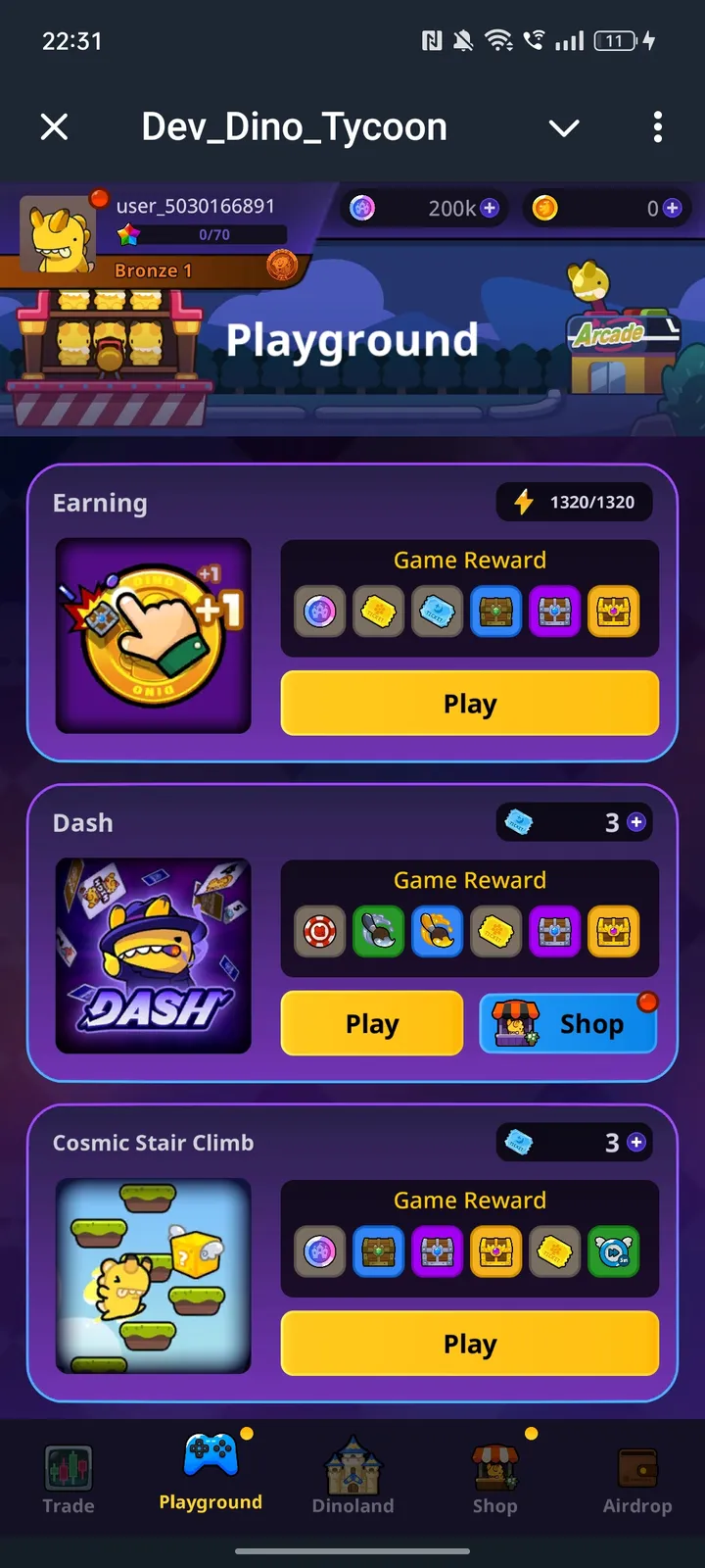 Dev_Dino_Tycoon — Screenshot 2