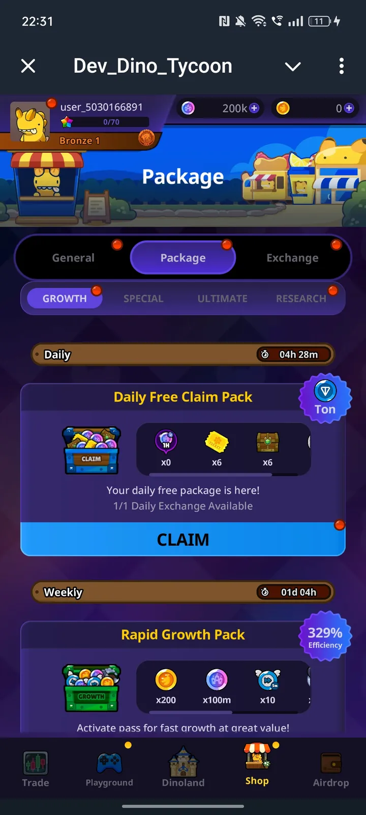 Dev_Dino_Tycoon — Screenshot 3