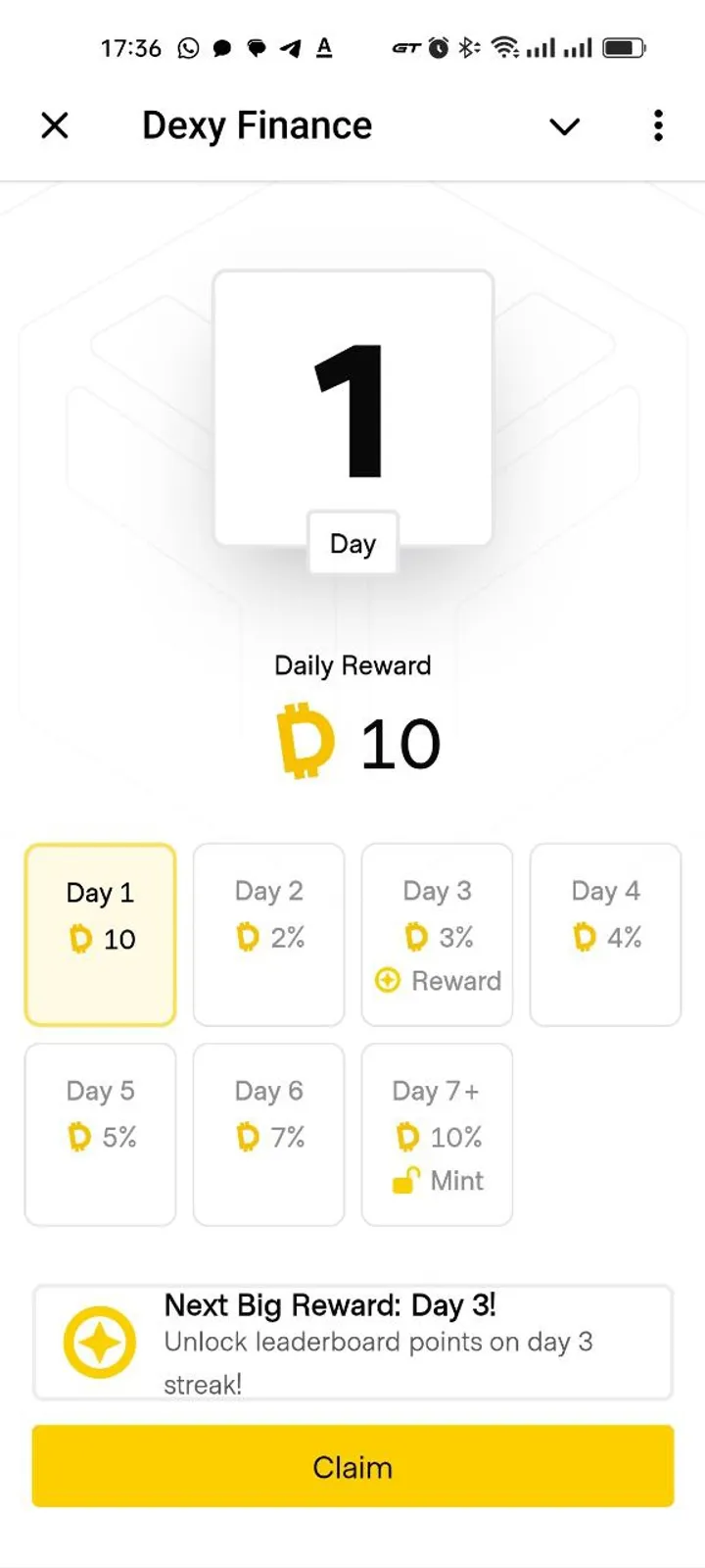 Dexy Finance — Screenshot 3