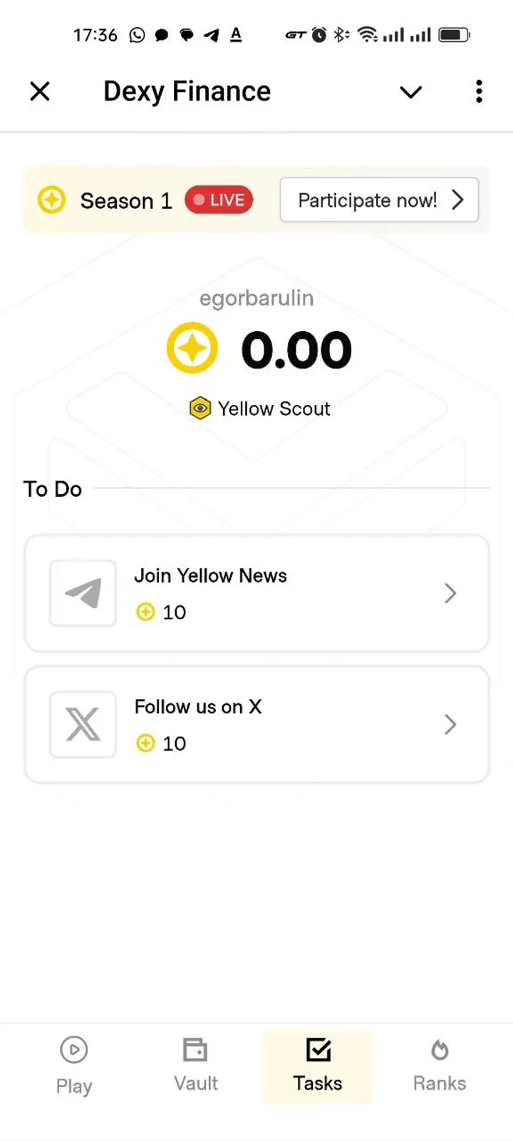 Dexy Finance — Screenshot 4