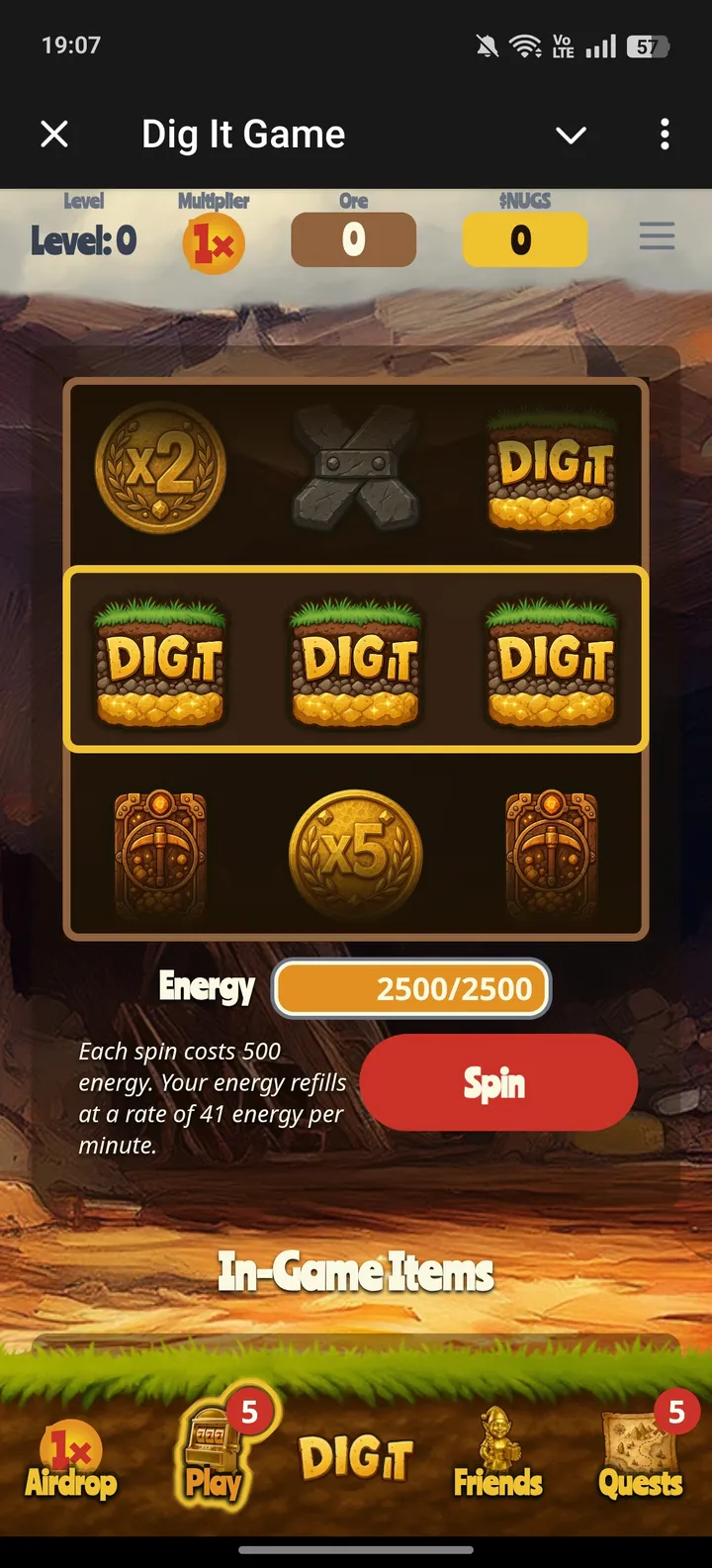 Dig It Game — Screenshot 2