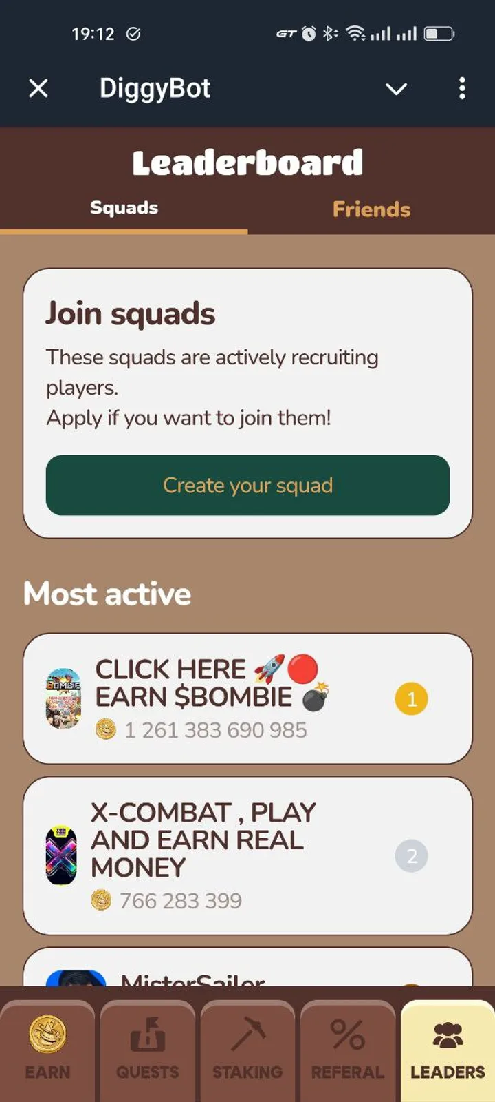 DiggyBot — Screenshot 1