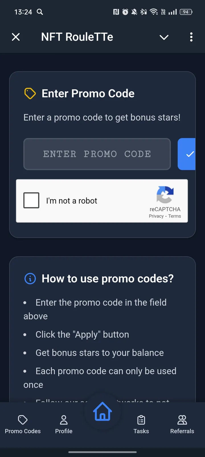NFT RouleTTe — Screenshot 2