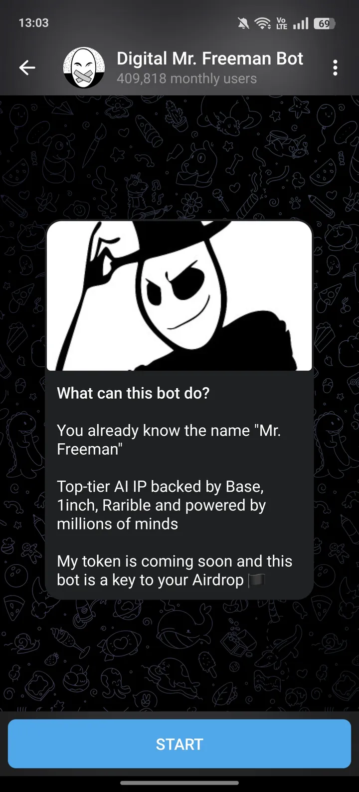 Digital Mr. Freeman Bot — Screenshot 1