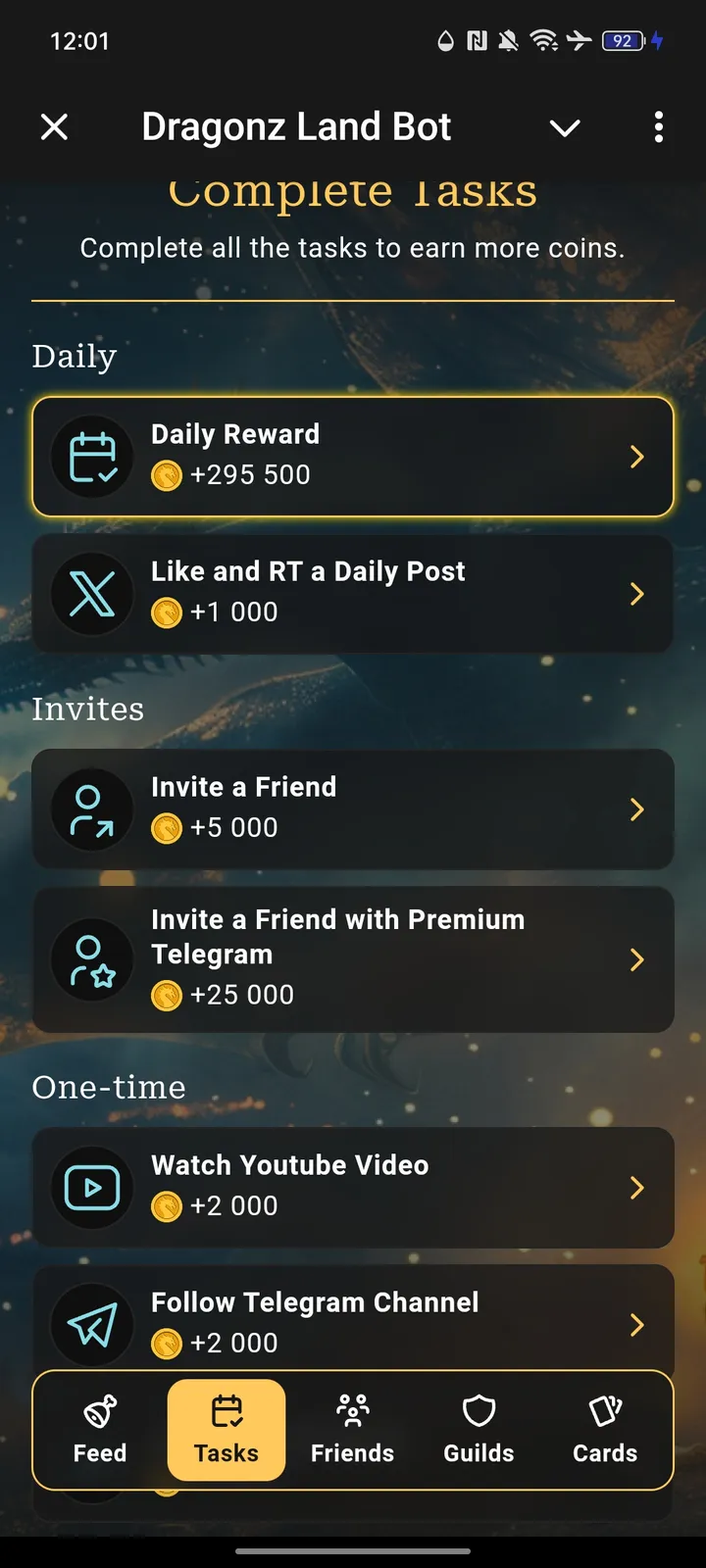 Dragonz Land Bot — Screenshot 2