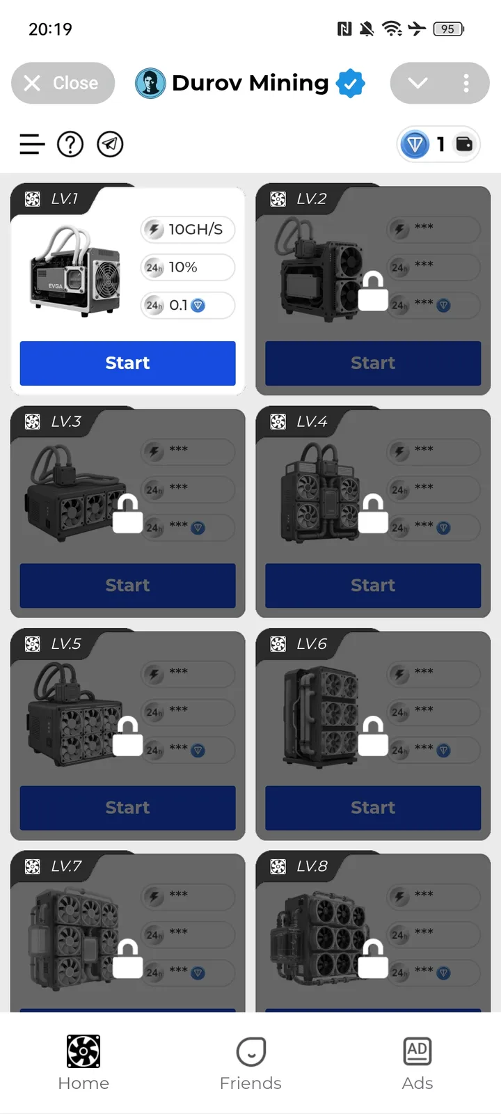 Durov Coin bot — Screenshot 1
