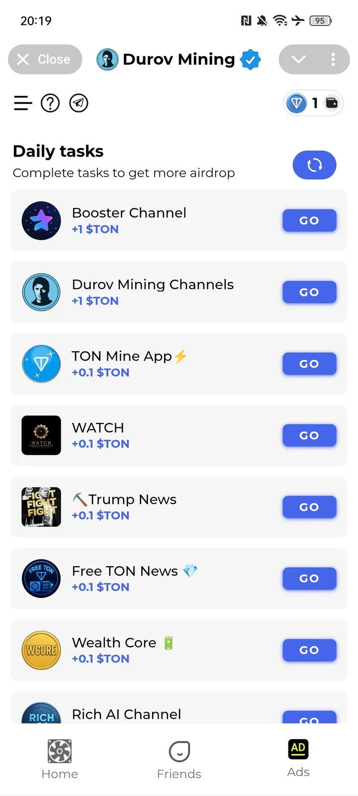 Durov Coin bot — Screenshot 3