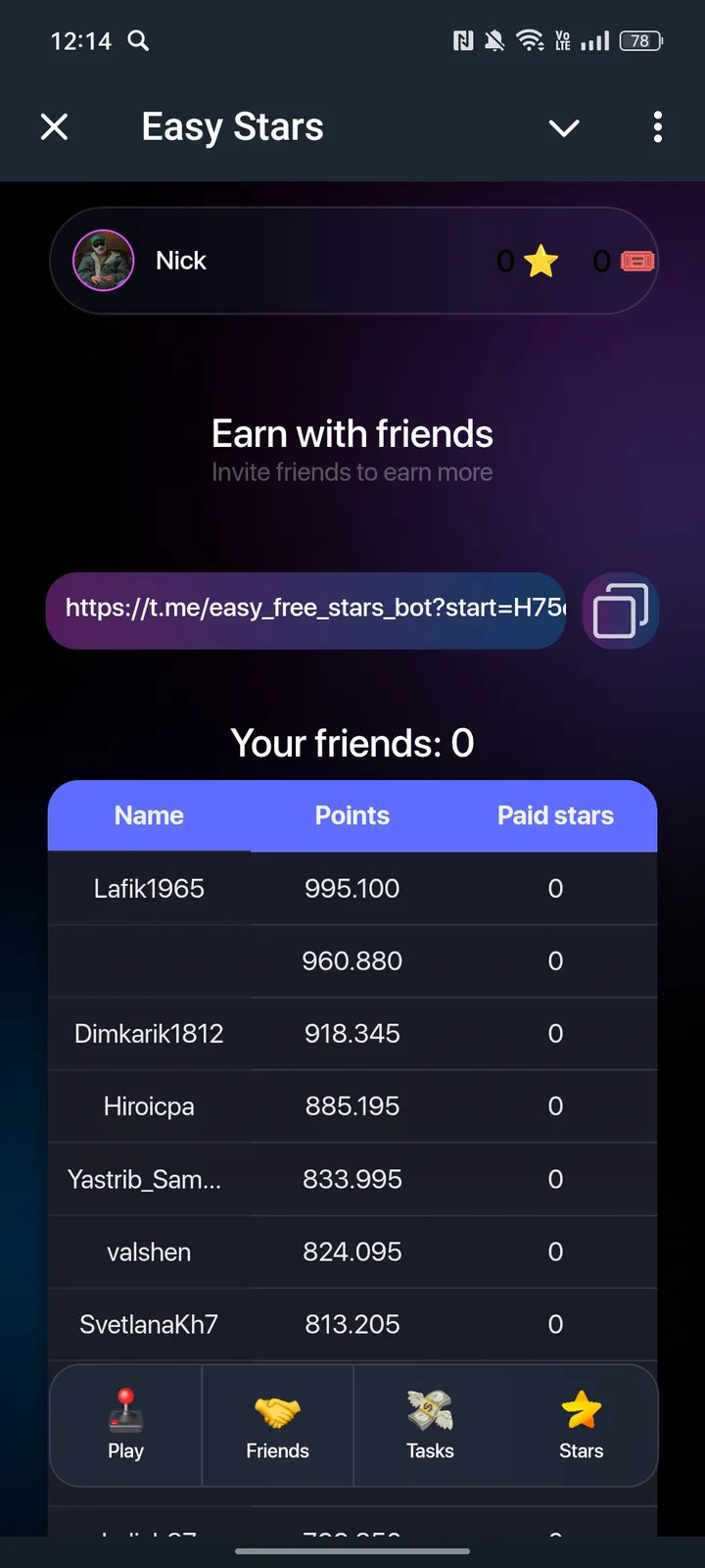 Easy Stars — Screenshot 2