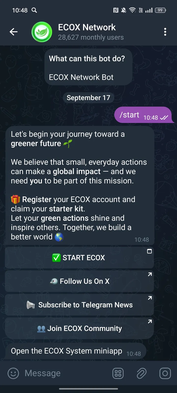 ECOX Network — Screenshot 3