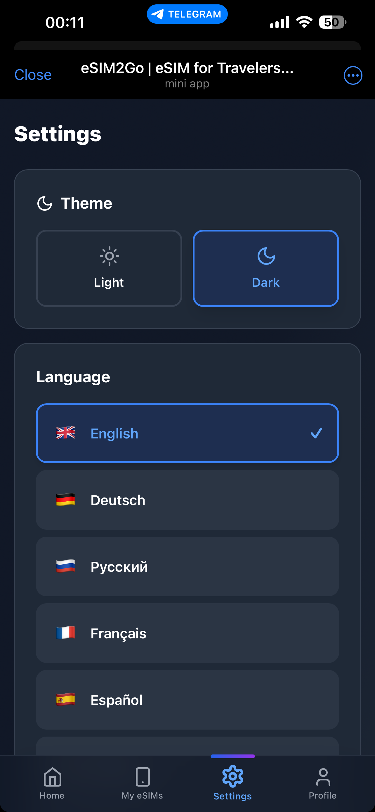 eSIM2Go | eSIM for Travelers & Digital Nomads — Screenshot 4