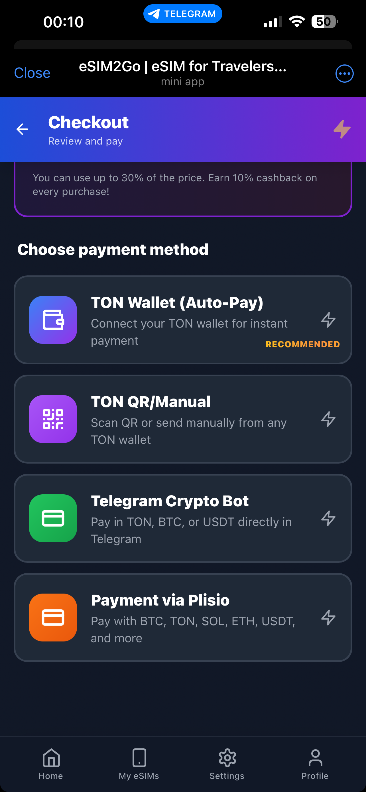 eSIM2Go | eSIM for Travelers & Digital Nomads — Screenshot 6