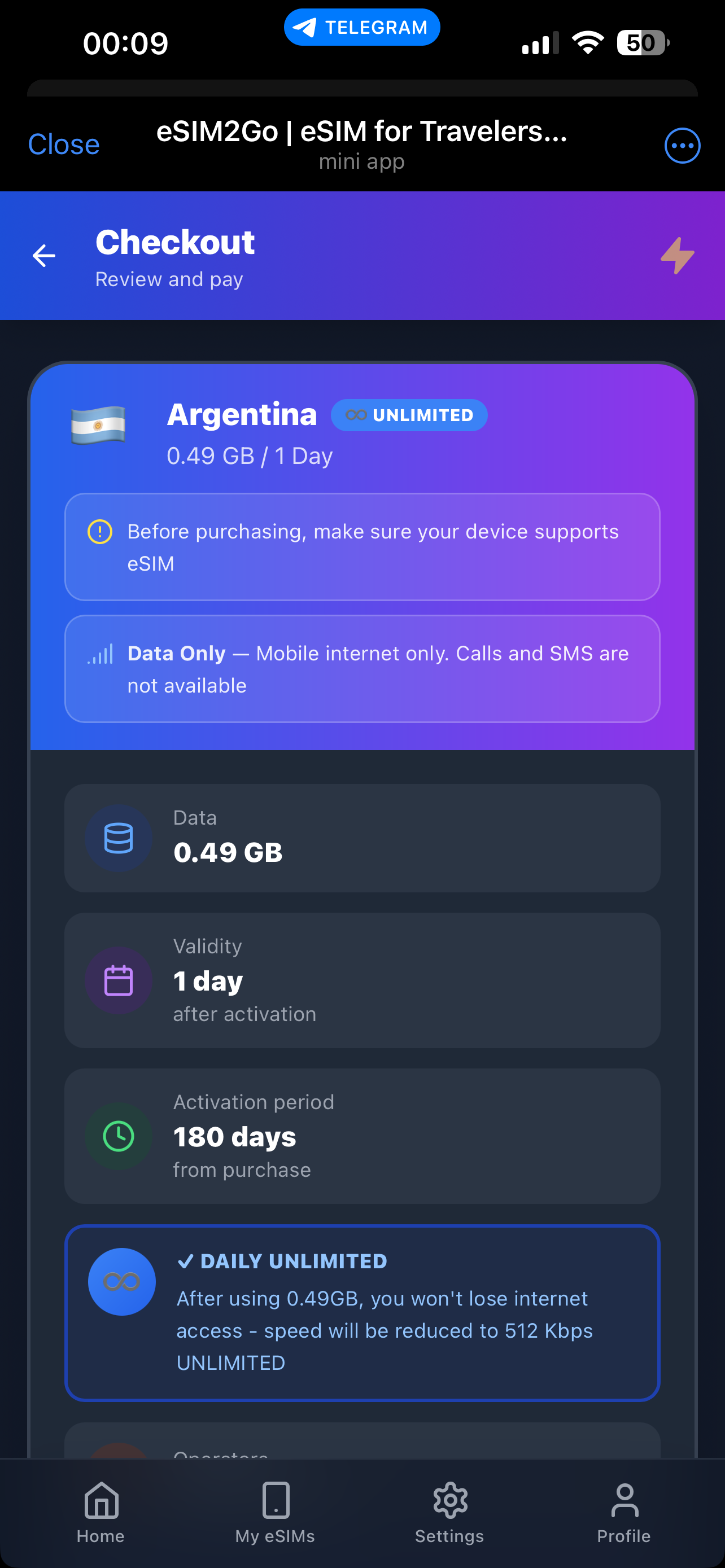 eSIM2Go | eSIM for Travelers & Digital Nomads — Screenshot 8