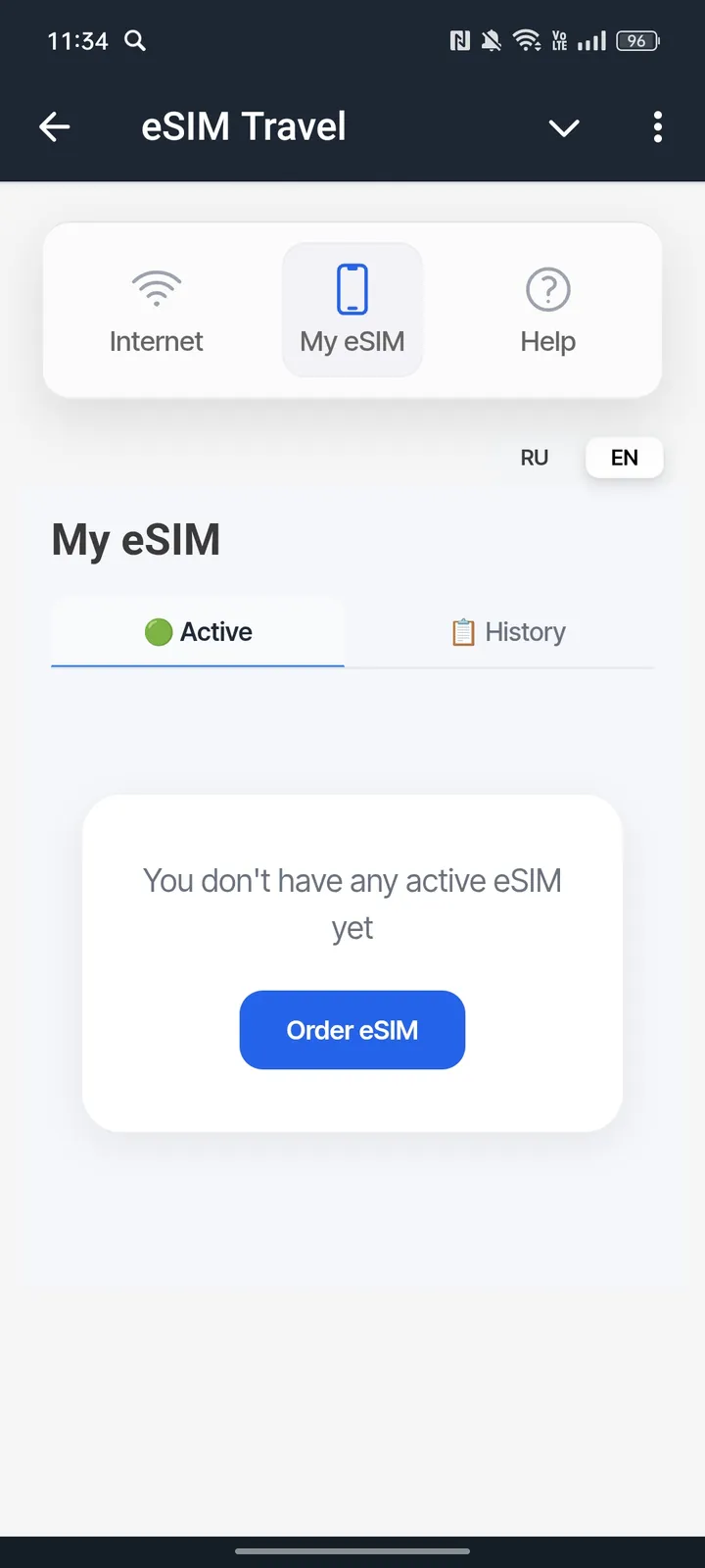 eSIM Travel — Screenshot 2
