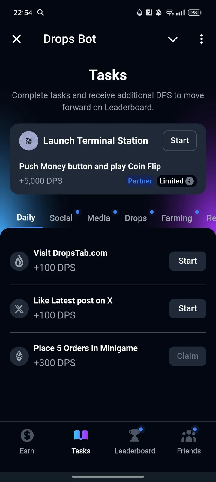 Drops Bot — Screenshot 2