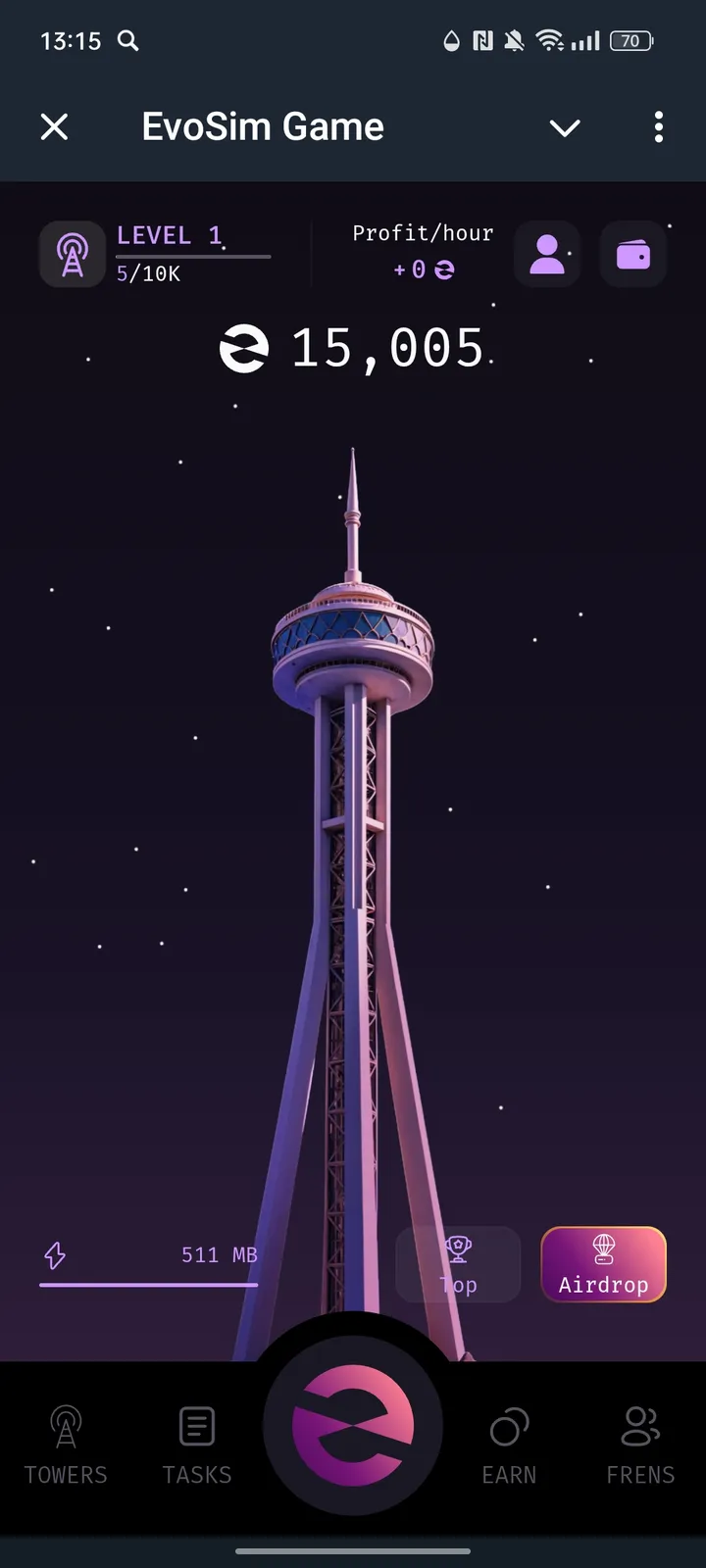 EvoSim Game — Screenshot 1