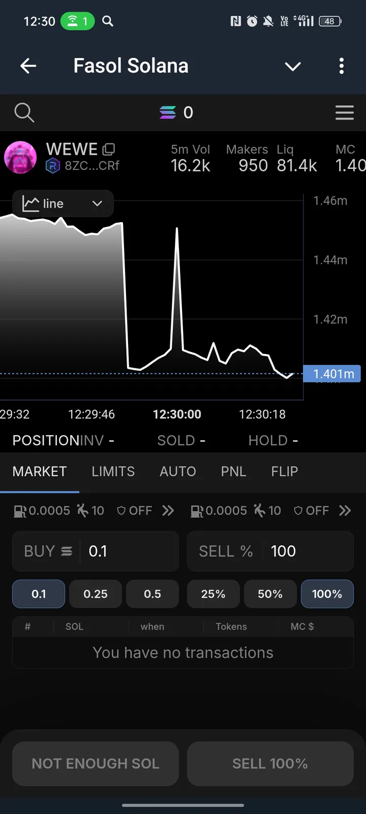 Fasol Solana — Screenshot 4