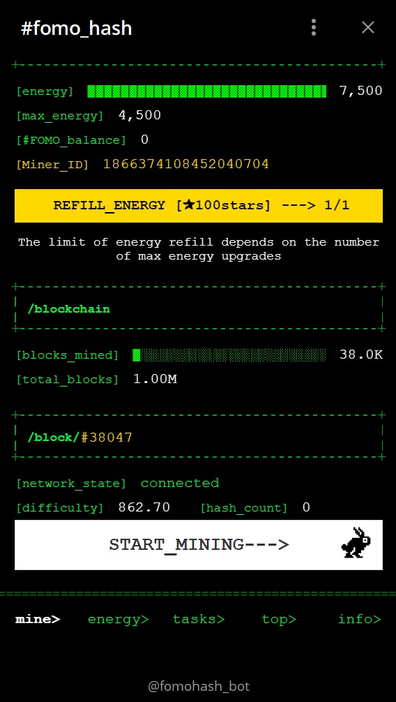 #fomo_hash — Screenshot 3
