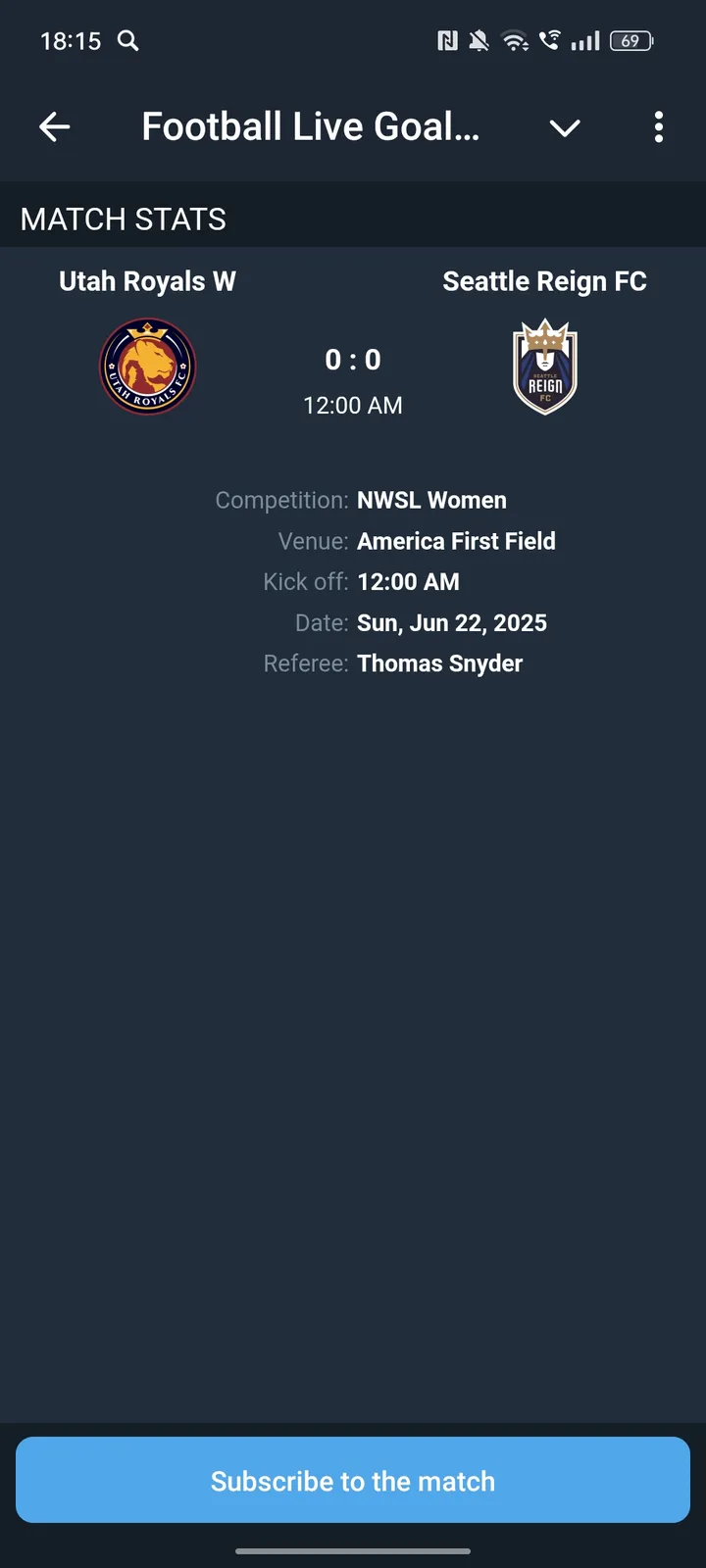 Football Live Goals Bot — Screenshot 4