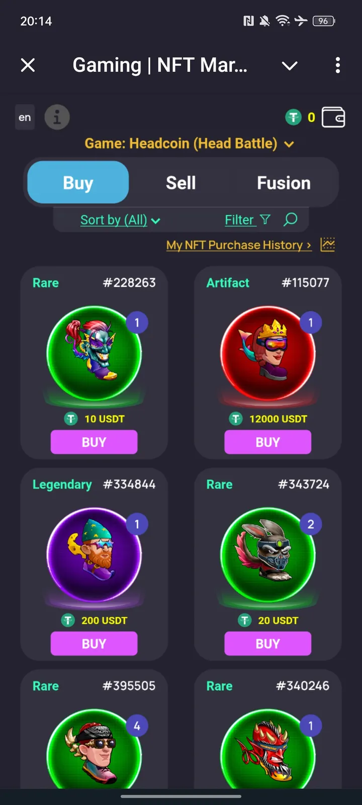 Gaming | NFT Marketplace — Screenshot 1