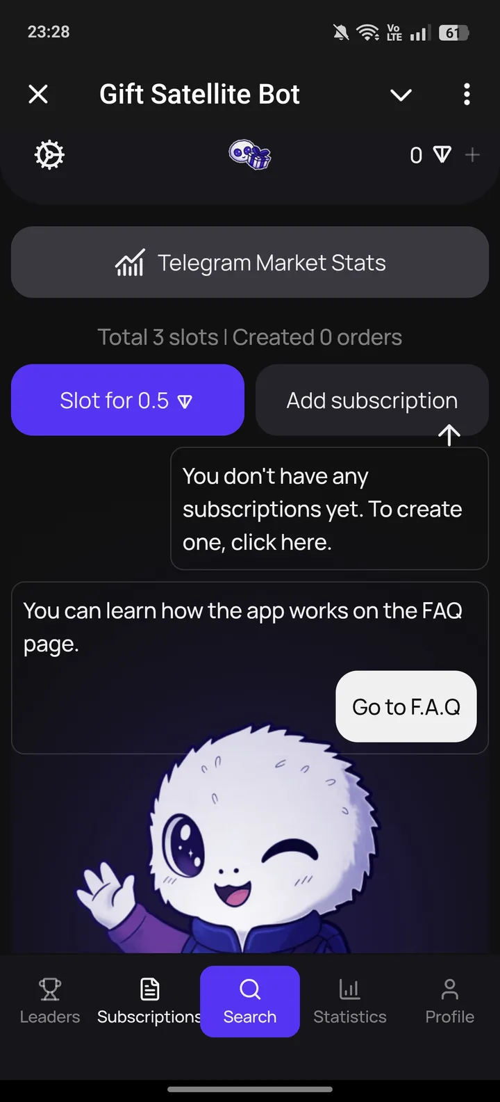 Gift Satellite Bot — Screenshot 1