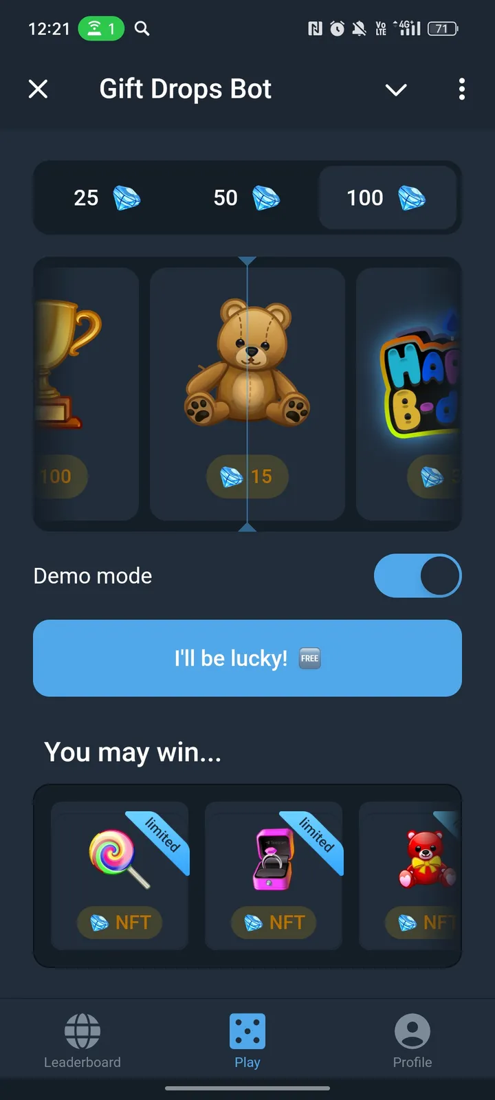 Gift Drops Bot — Screenshot 4