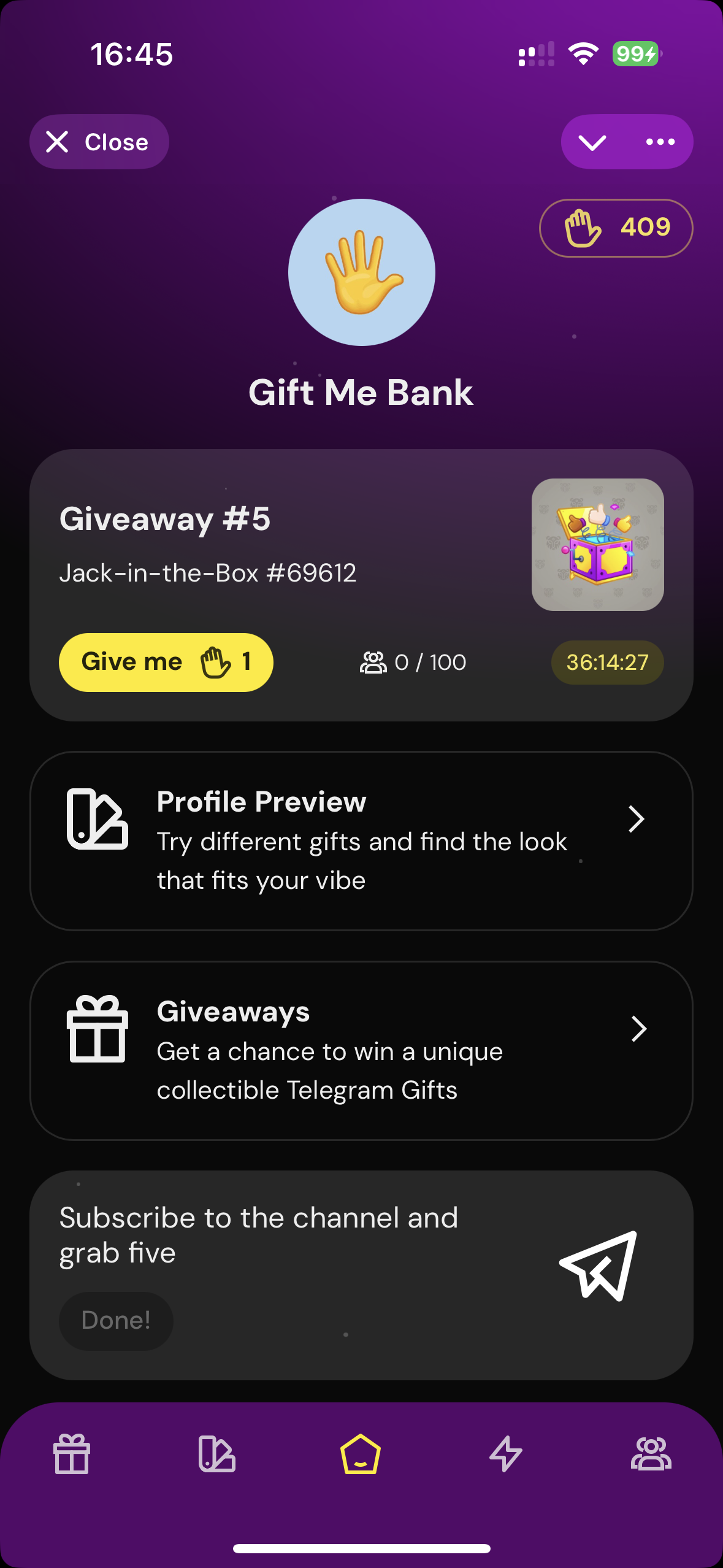Gift Me Five — Screenshot 3