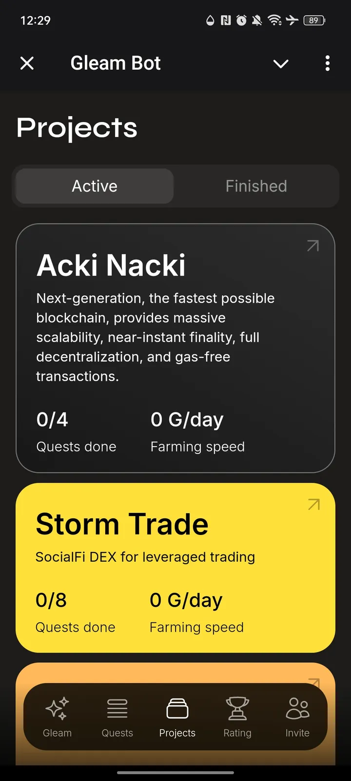 Gleam Bot — Screenshot 3