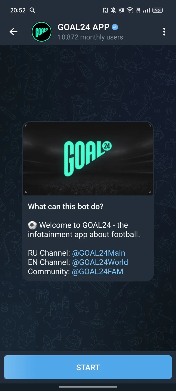 GOAL24 APP — Screenshot 3