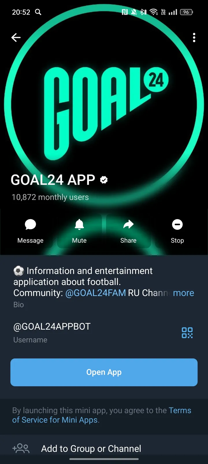 GOAL24 APP — Screenshot 4