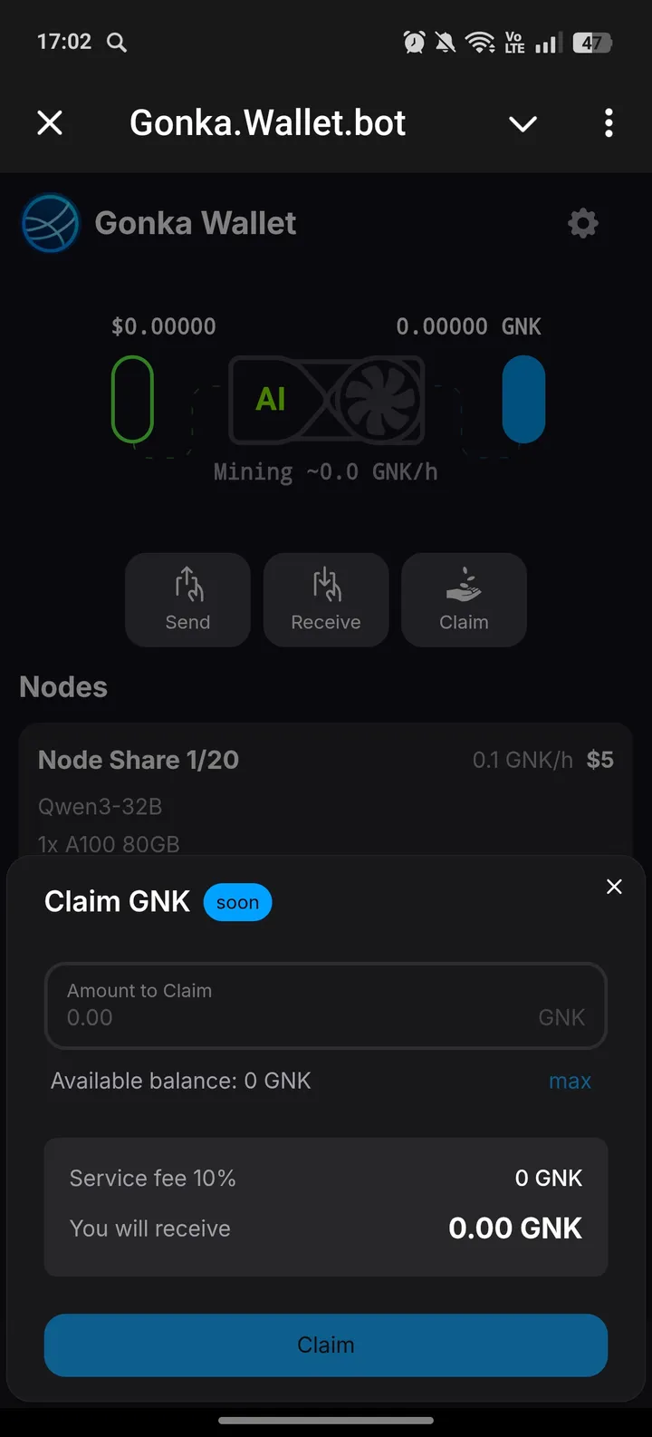 Gonka.Wallet.bot — Screenshot 4