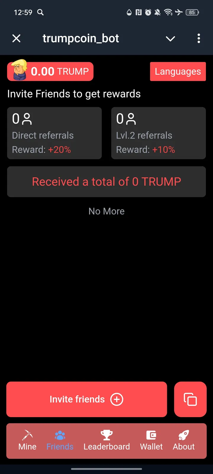 trumpcoin_bot — Screenshot 2