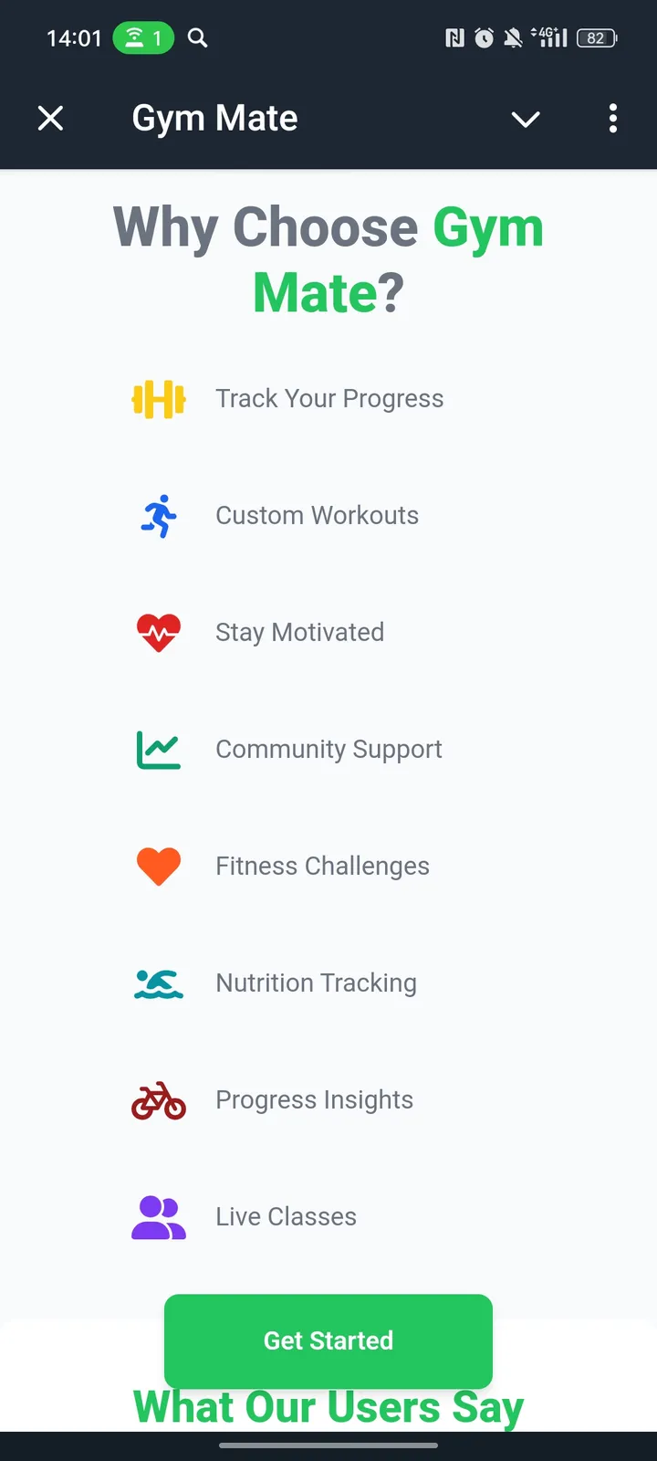 Gym Mate — Screenshot 2
