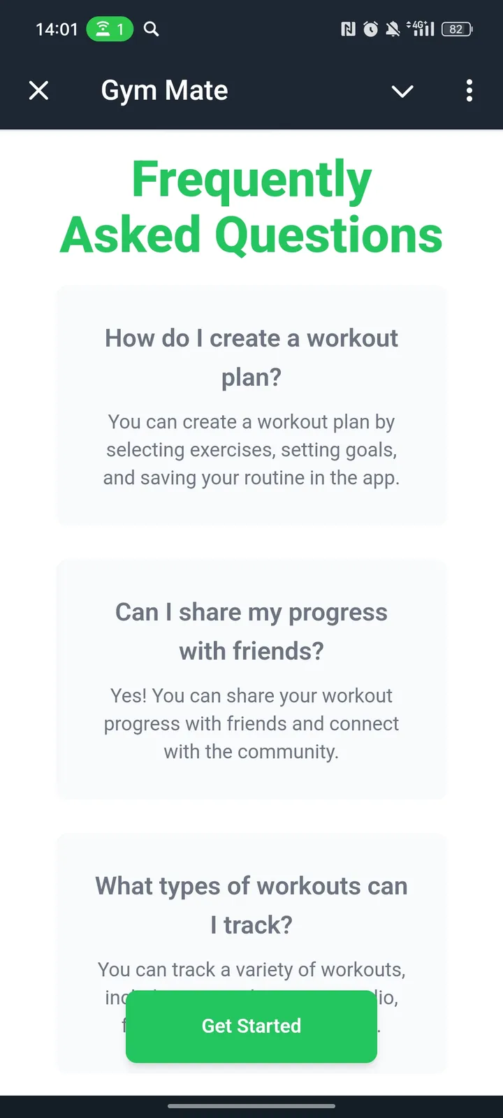 Gym Mate — Screenshot 4