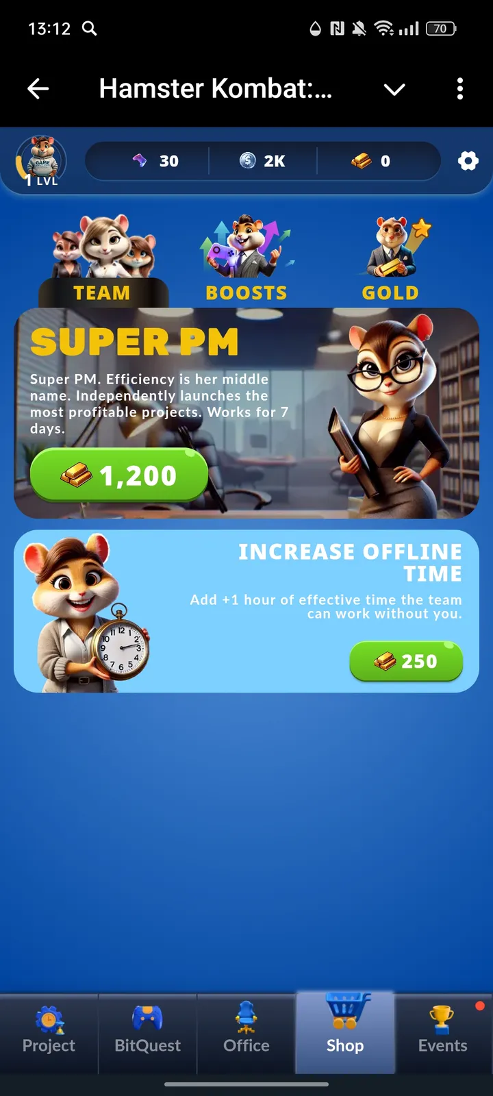 Hamster Kombat: GameDev — Screenshot 3