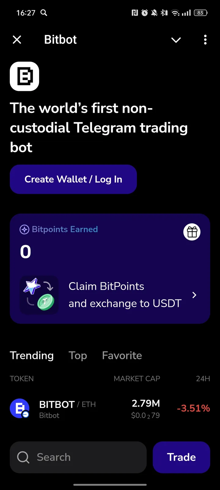 Bitbot — Screenshot 1