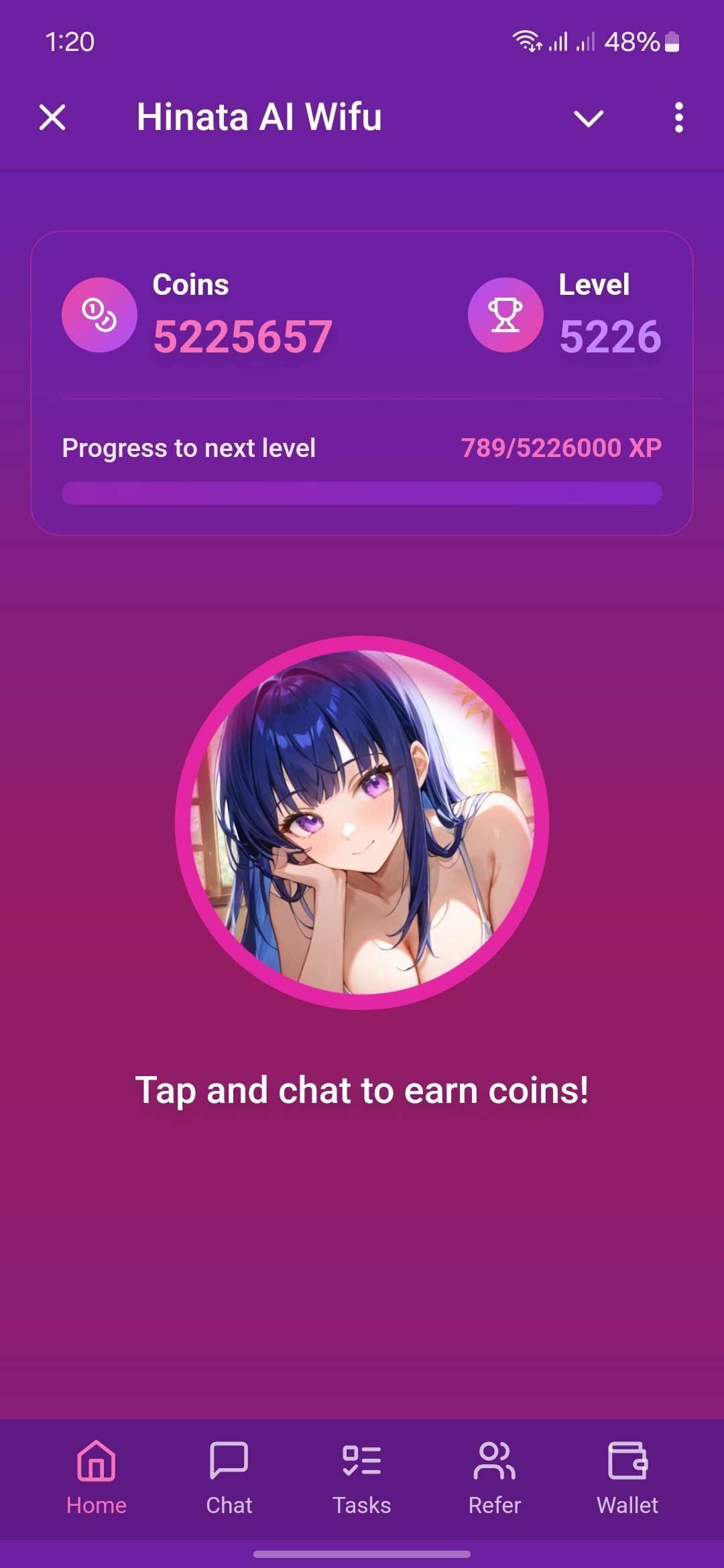 Hinata AI Wifu — Screenshot 1